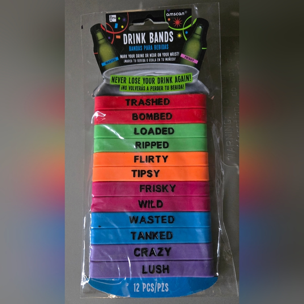 Colorful Drink Marker Bands